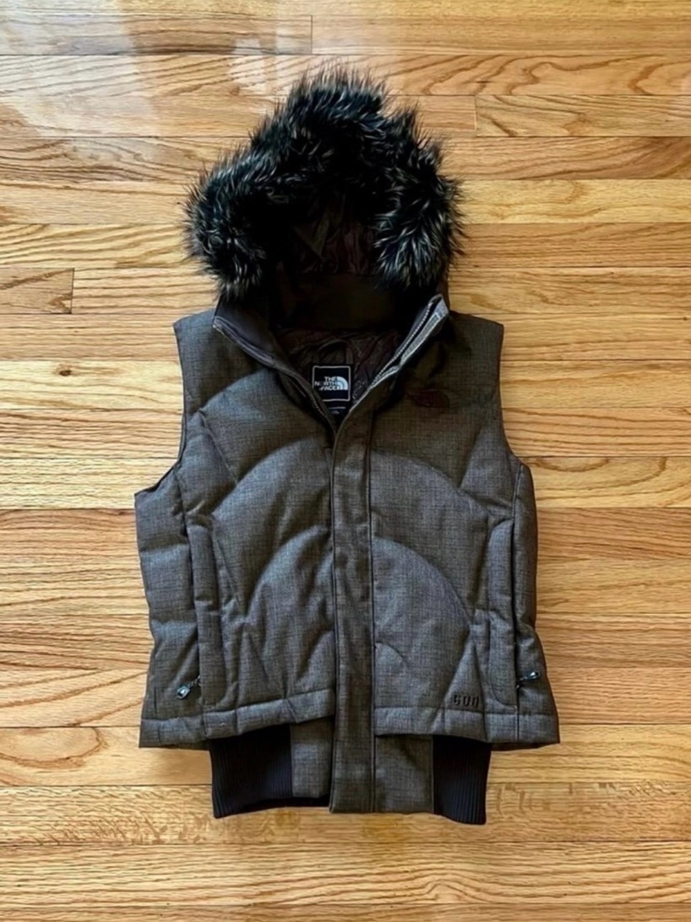 The North Face Women’s 600 Down Brown  Prodigy Puffer Vest Size XS